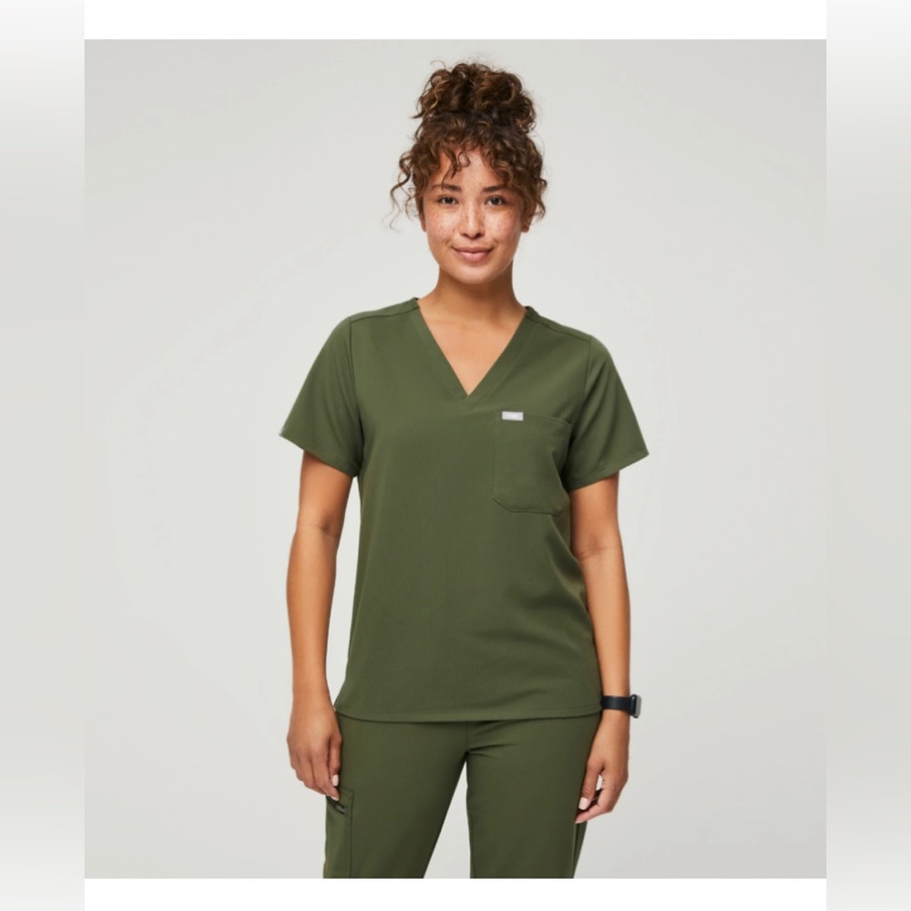 Figs scrubs top